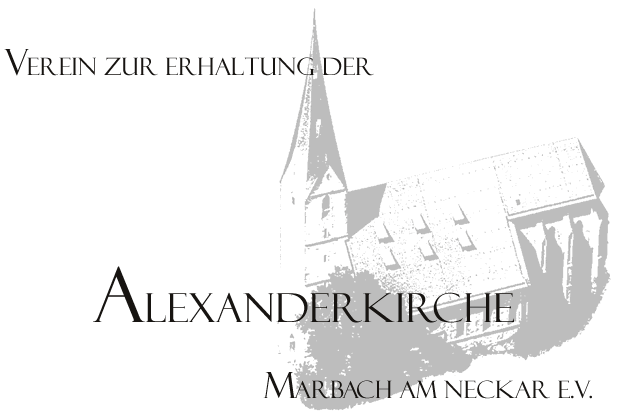 Verein zur Erhaltung der Alexanderkirche Marbach am Neckar e. V.